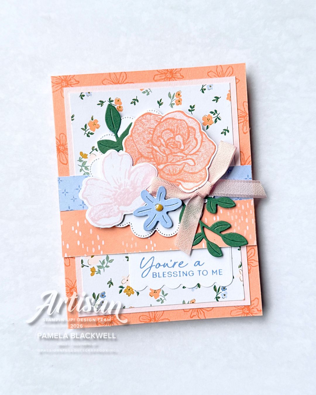 Bloom Boutique Card #2 | Soft Florals + Gold Details