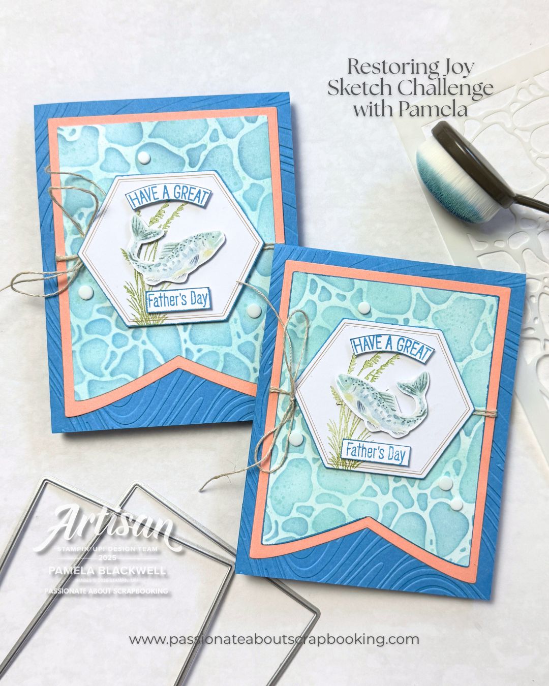 Turn a Sketch Into a Card | June Restoring Joy Sketch Challenge