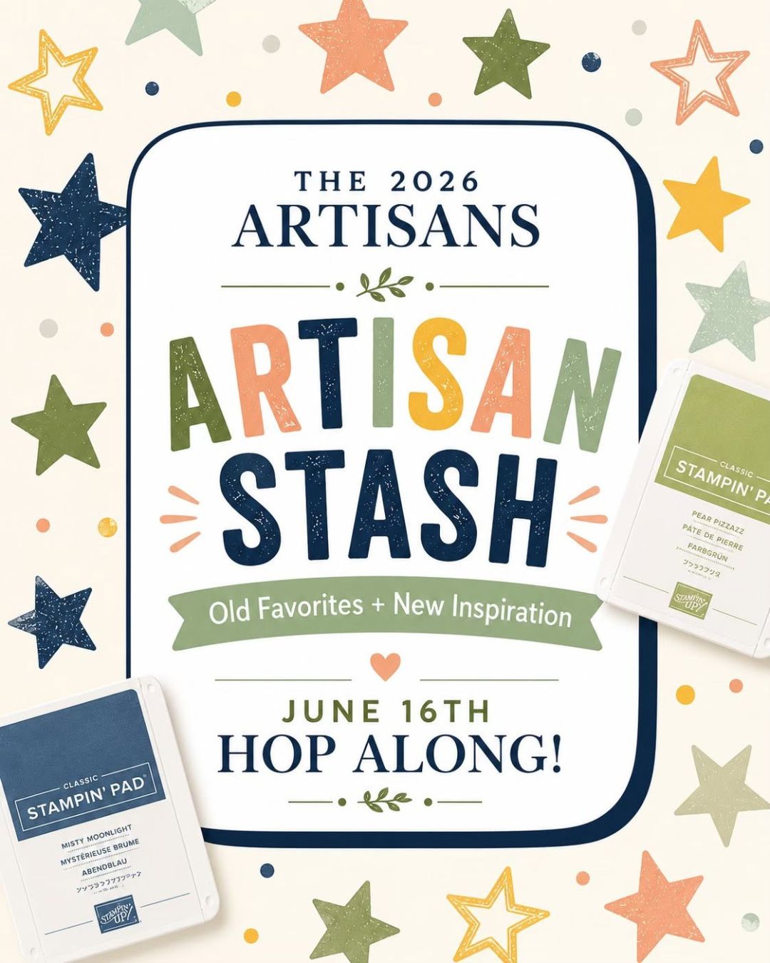 Peachy Keen & Good Times | Artisan Stash Hop | June 2026